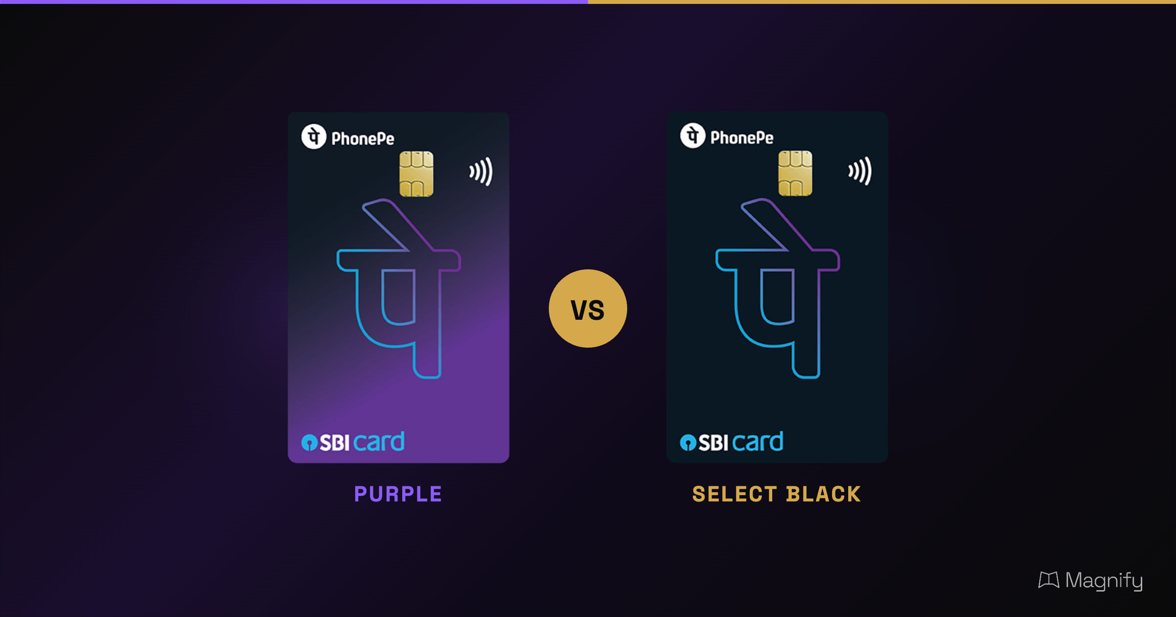 PhonePe SBI Card PURPLE vs SELECT BLACK: Which One Should You Get?