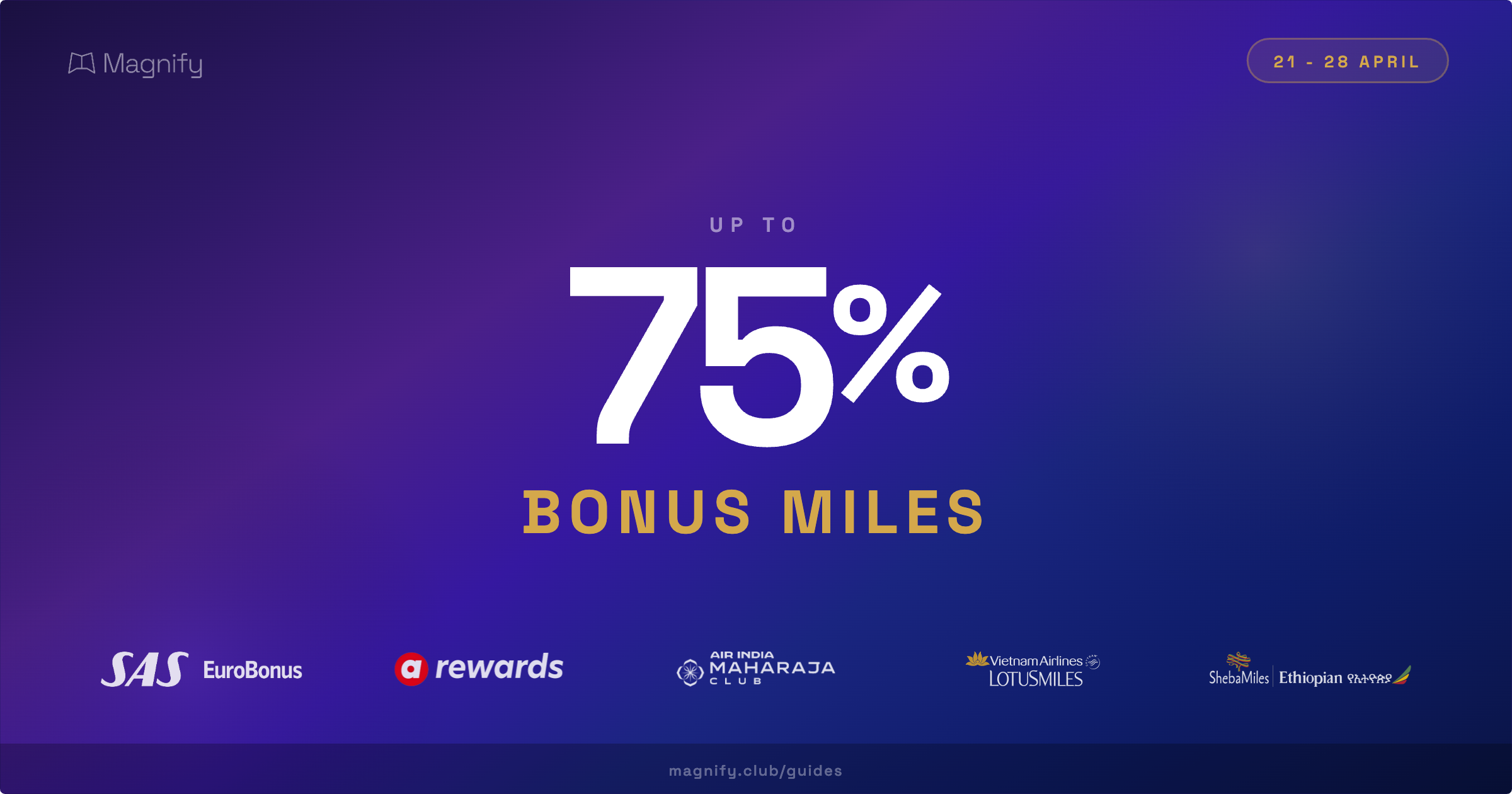 Transfer Bonus Week Is Here: Up to 75% Extra Miles on Every Transfer